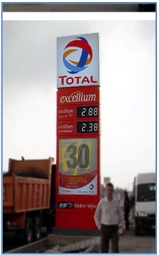 Total Energy istasyon tabelası