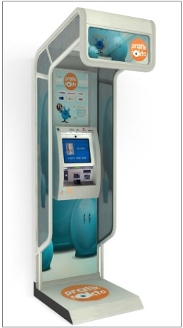 Einzelhandelskioskinstallation