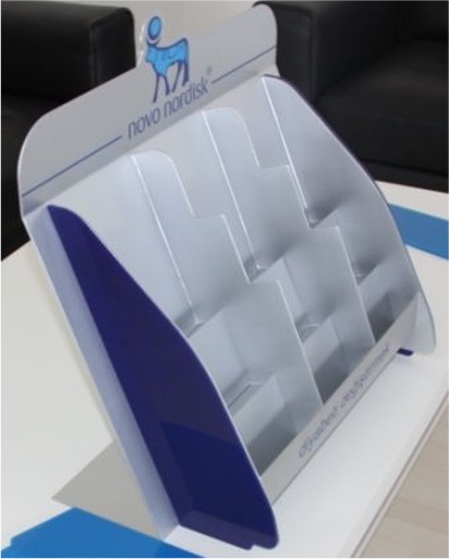 Unidad promocional de pie