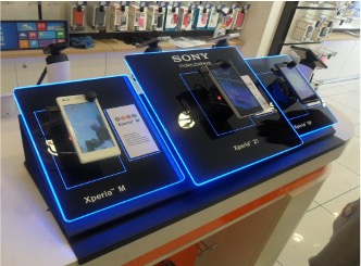 Elektronik-Showroom-Einheit