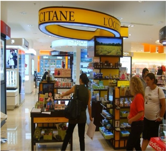 L'Occitane Retail Display