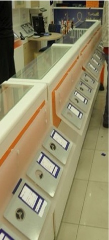 Área de exposición de productos